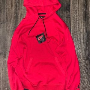 Red Air Jordan Jump Man Hoodie Size Small
